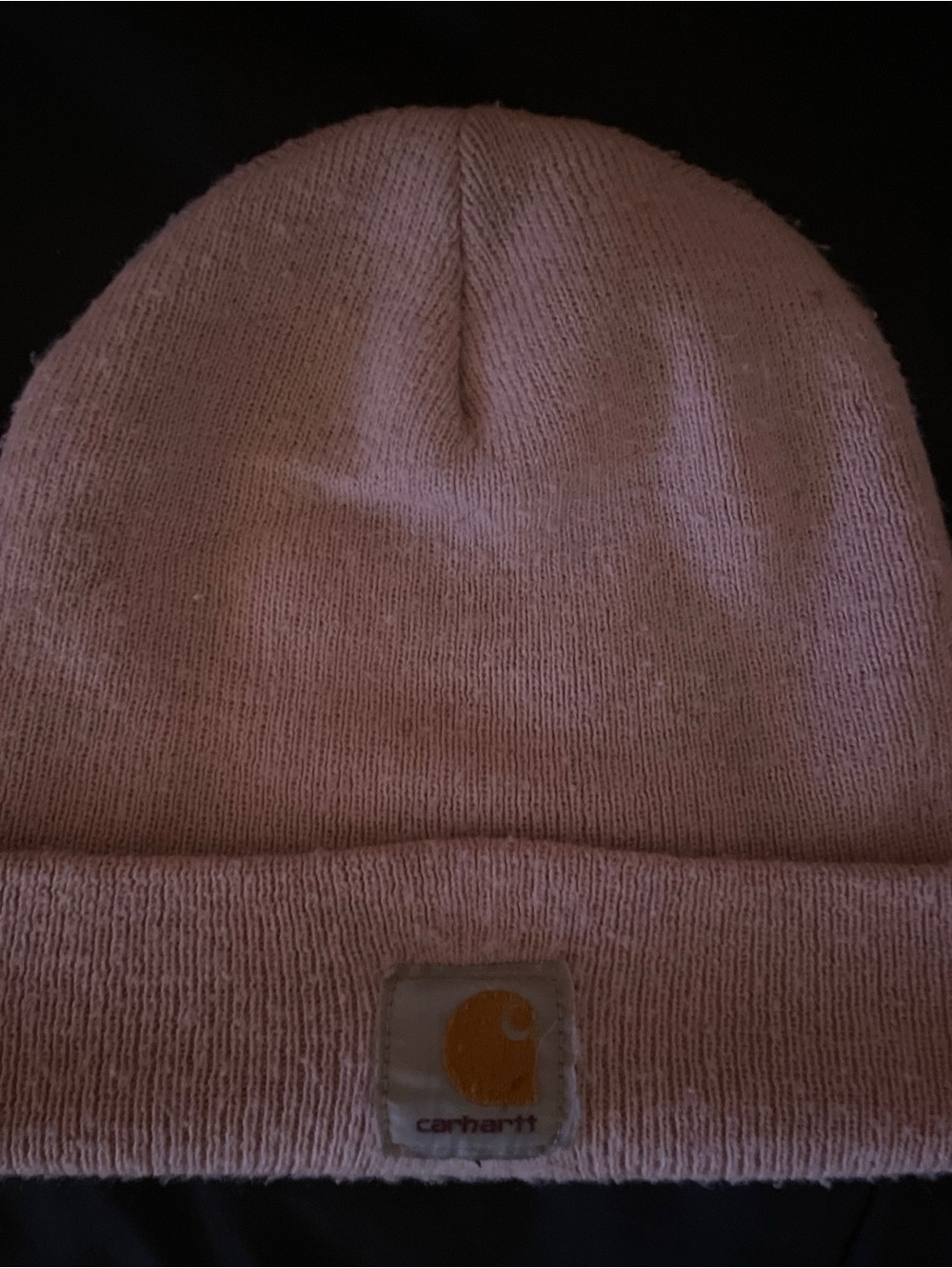 Carhartt Light Pink Cuffed Knit Beanie